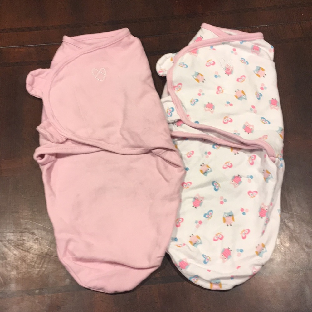 Two baby swaddles